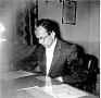 Steve Cole in the WMTE General Manager's office.